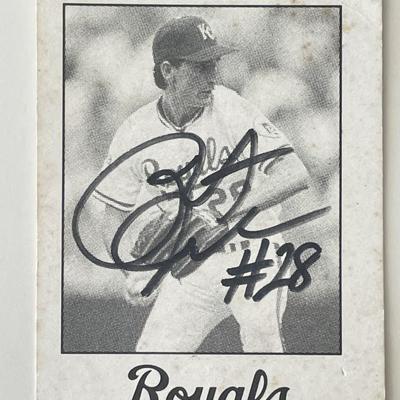 Kansas City Royals Rusty Meacham signed trading card