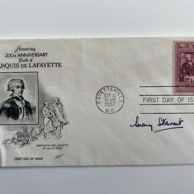 Lady Mary Stewart signed commemorative cover 