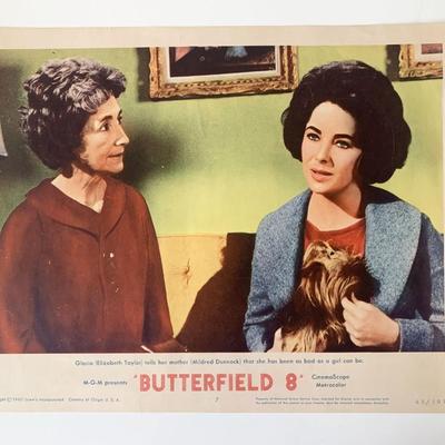 Butterfield 8 original 1960 vintage lobby card