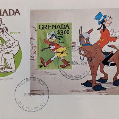 Grenada 1979 Disney's Goofy Commemorative First Day Cover