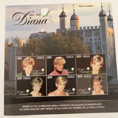  Diana Princess of Wales commemorative stamp set