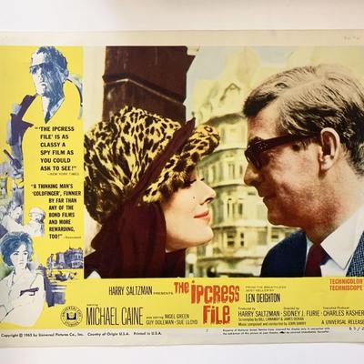 The Ipcress File original 1965 vintage lobby card