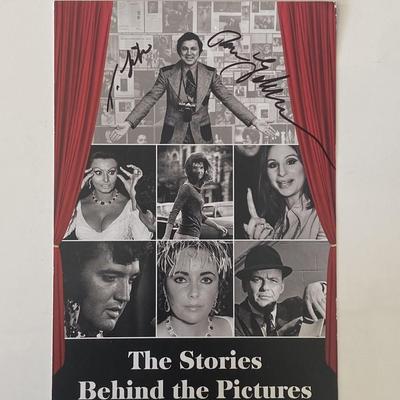 Photographer Ron Galella signed promo card 