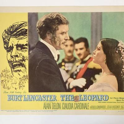 The Leopard original 1963 vintage lobby card