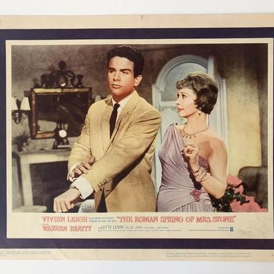 The Roman Spring of Mrs. Stone original 1962 vintage lobby card