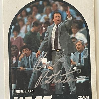 Miami Heat Coach Ron Rothstein 1989 NBA #172 signed trading card
