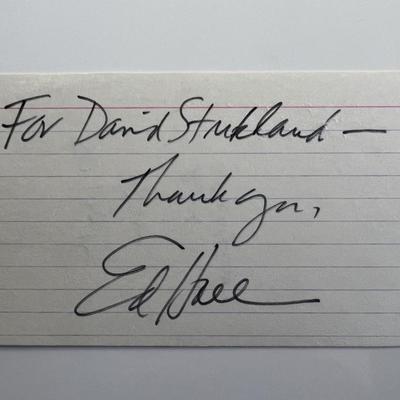 Eddie Hall original signature 