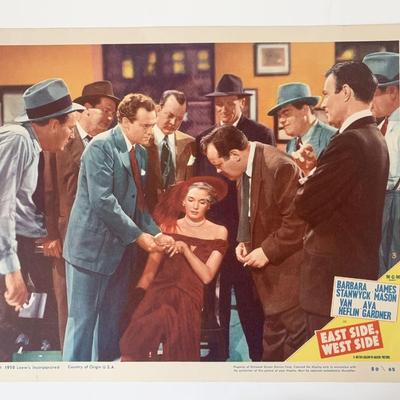 East Side, West Side original 1950 vintage lobby card