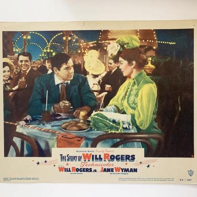 The Story of Will Rogers original 1952 vintage lobby card