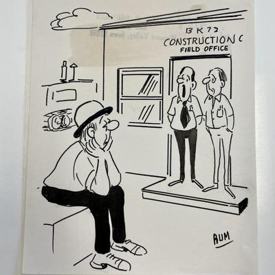 Frank Brummer Original Cartoon