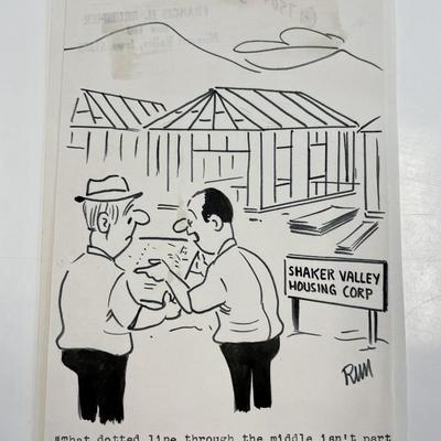 Frank Brummer Original Cartoon