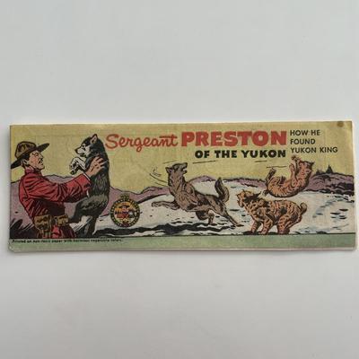 Sergeant Preston comic book 