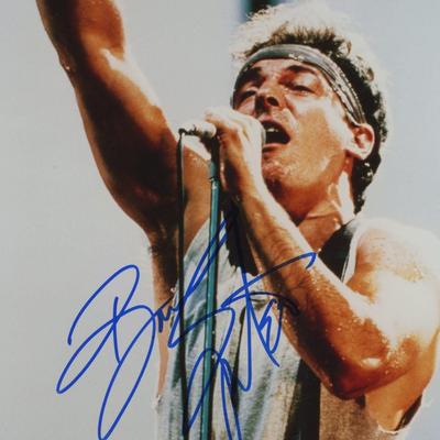 Bruce Springsteen signed photo