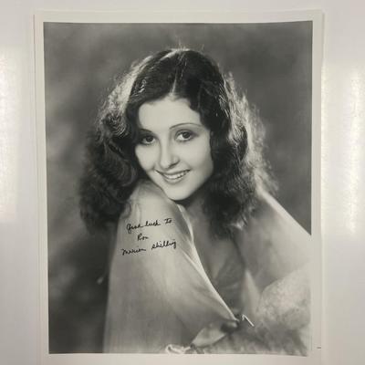 Marion Shilling signed photo
