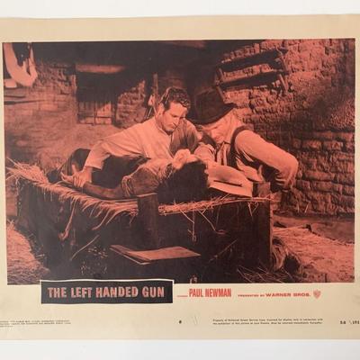 The Left Handed Gun original 1958 vintage lobby card