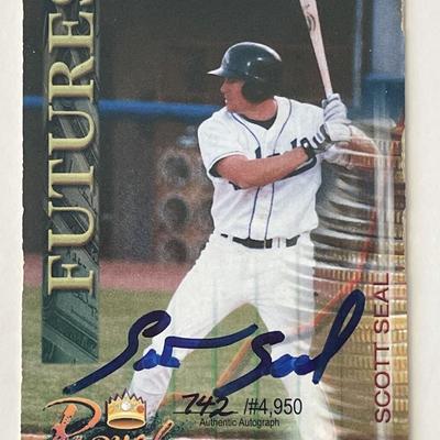 Scott Seal 2000 Royal Rookies Futures #27 signed trading card - certified.