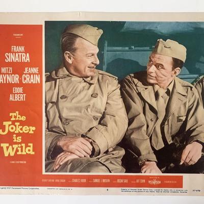 The Joker Is Wild original 1957 vintage lobby card