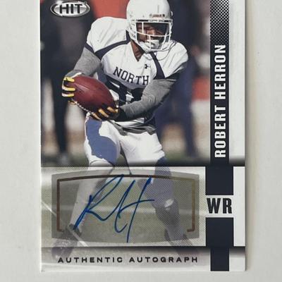 Robert Herron signed autographed card 