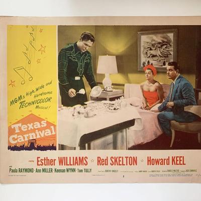 Texas Carnival original 1951 vintage lobby card