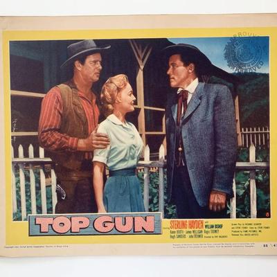 Top Gun original 1955 vintage lobby card
