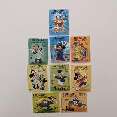 Grenada Disney Stamp Set