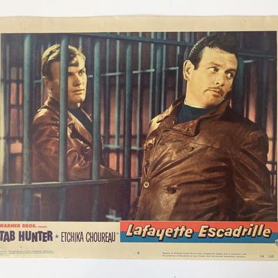 Lafayette Escadrille original 1958 vintage lobby card