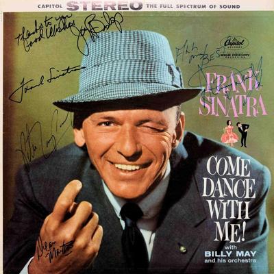 Frank Sinatra signed Come Dance With Me! album