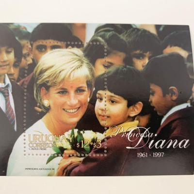 Uruguay Diana Princess of Wales commemorative stamp 