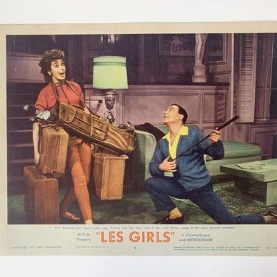 Les Girls original 1957 vintage lobby card