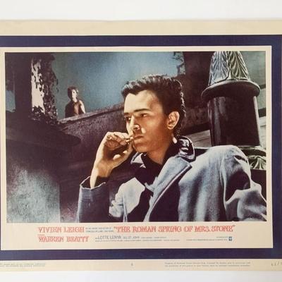 The Roman Spring of Mrs. Stone original 1962 vintage lobby card