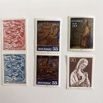 Sweden set of 6 stamps