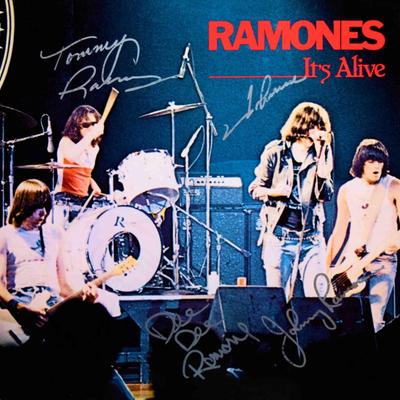 Ramones signed It’s Alive album