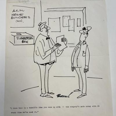 Joe Buresch Original Cartoon