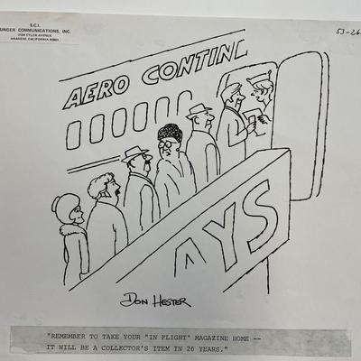 Don Hester Original Cartoon