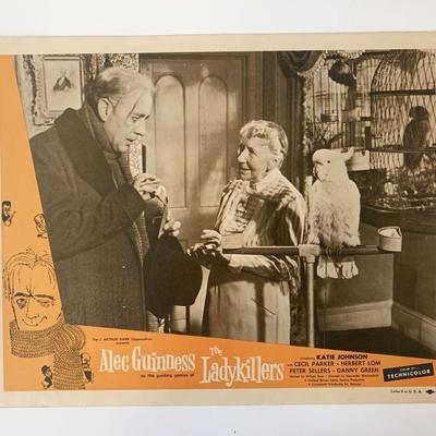 The Ladykillers original 1955 vintage lobby card