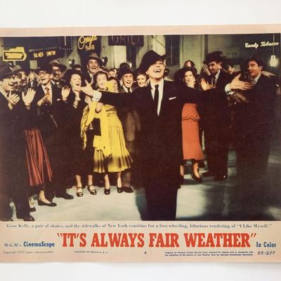 It's Always Fair Weather original 1955 vintage lobby card