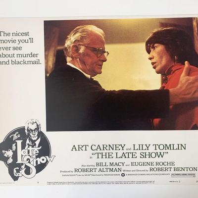 The Late Show original 1977 vintage lobby card