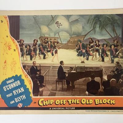 Chip Off the Old Block original 1944 vintage lobby card