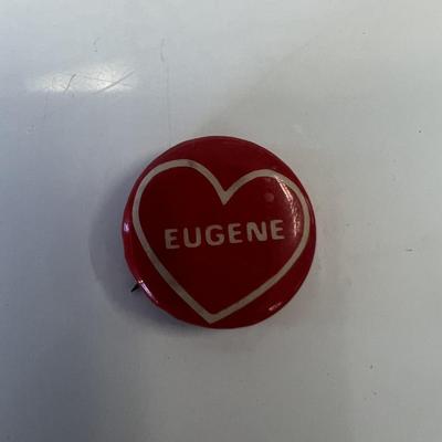Eugene Presidential campaign pin 