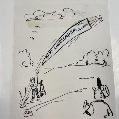 Frank Brummer Original Cartoon