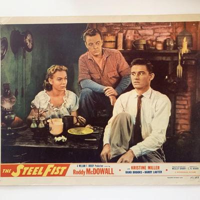 The Steel Fist original 1952 vintage lobby card