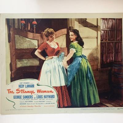 The Strange Woman original 1946 vintage lobby card