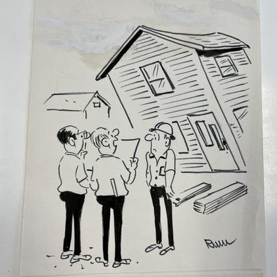 Frank Brummer Original Cartoon