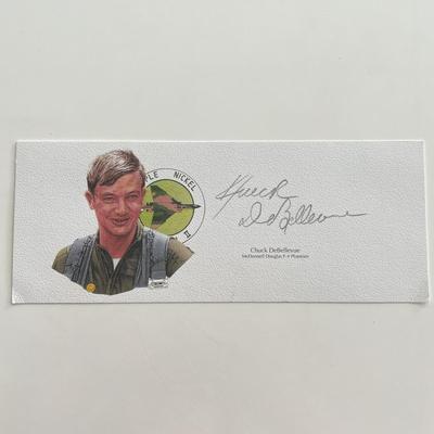 Chuck de Bellevue signed cover 