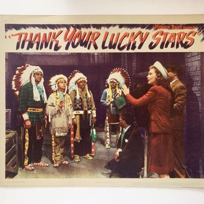 Thank Your Lucky Stars original 1943 vintage lobby card 