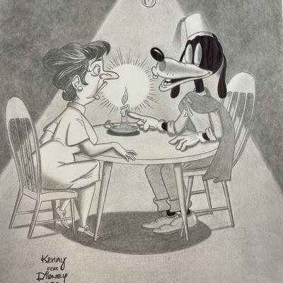 Ken Titleman Original Goofy Artwork