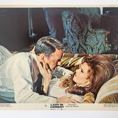 Lady in Cement original 1968 vintage lobby card