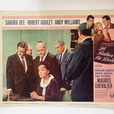 I'd Rather Be Rich original 1964 vintage lobby card