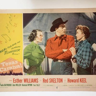 Texas Carnival original 1951 vintage lobby card