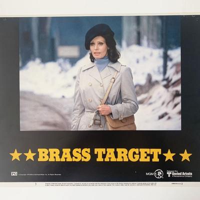 Brass Target original 1978 vintage lobby card
